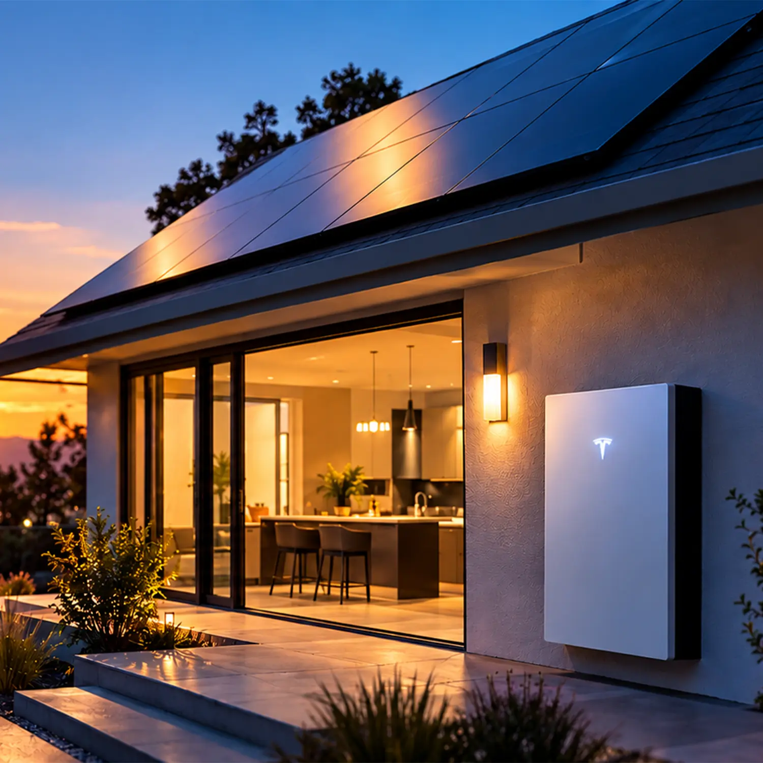 Solar panels, home energy storage and EV charging solutions